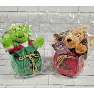 Grinch & Dog Max Animated Musical Plush Beverly Hills WITH TAGS Vintage 2000